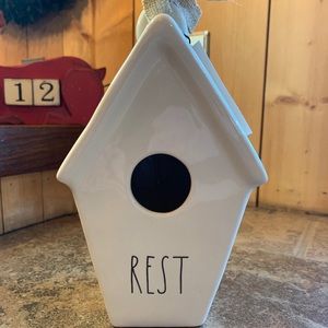 Rae Dunn “Rest” Birdhouse